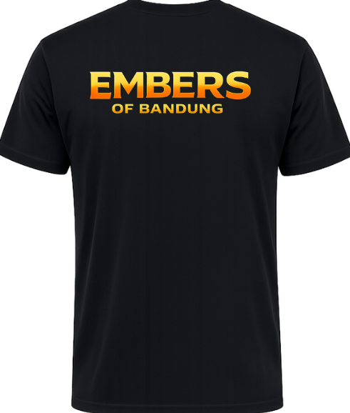 T-Shirt Embers Of Bandung - Belakang